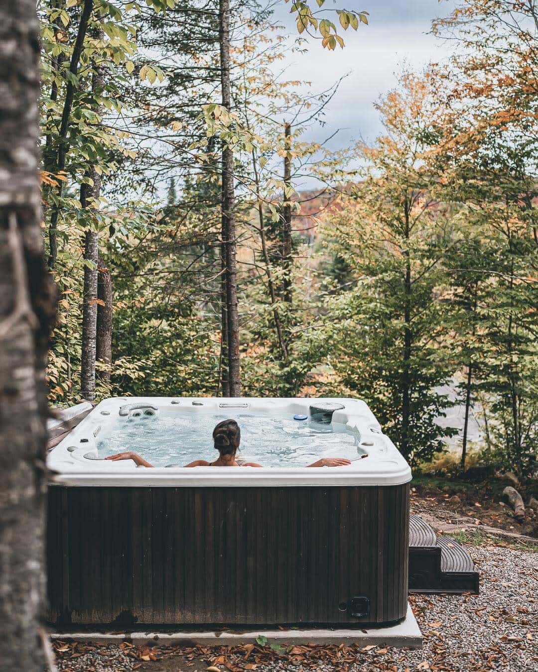 Contemporary Nature Cabin w/ Spa, Sauna & EV — vacation chalet for rent in Lac-Supérieur, Québec — 3
