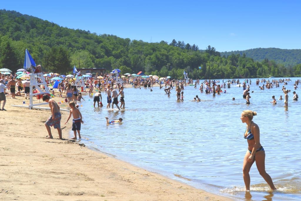 Plage Major sur le Lac des Sables, Sainte-Agathe-des-Monts