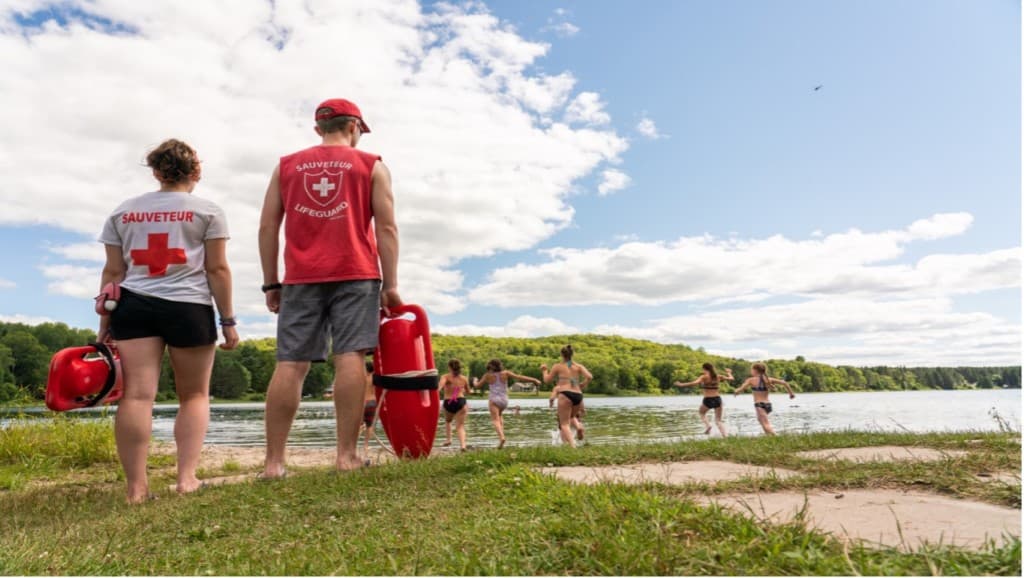 Plage du lac des Sources, Mont-Laurier
