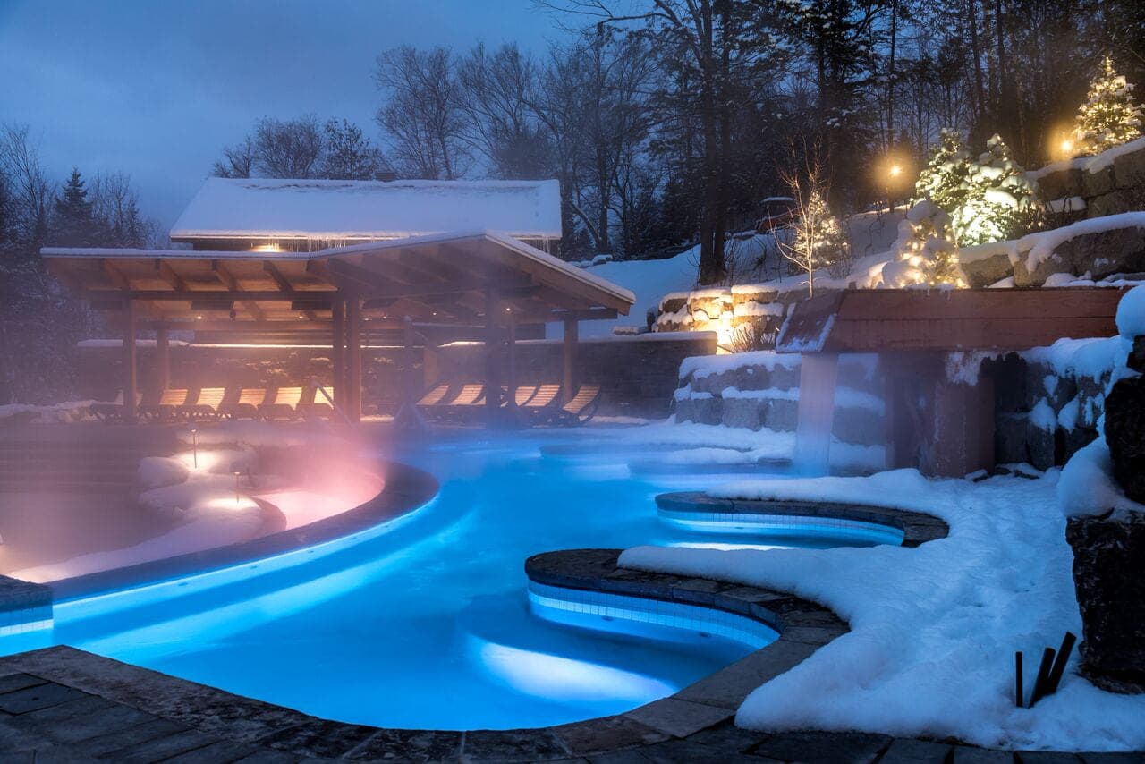 Scandinave Spa Mont-Tremblant, bains nordiques en forêt