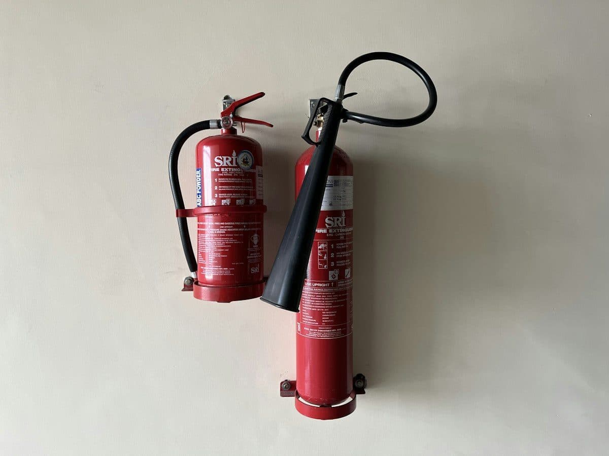 Extincteur rouge
