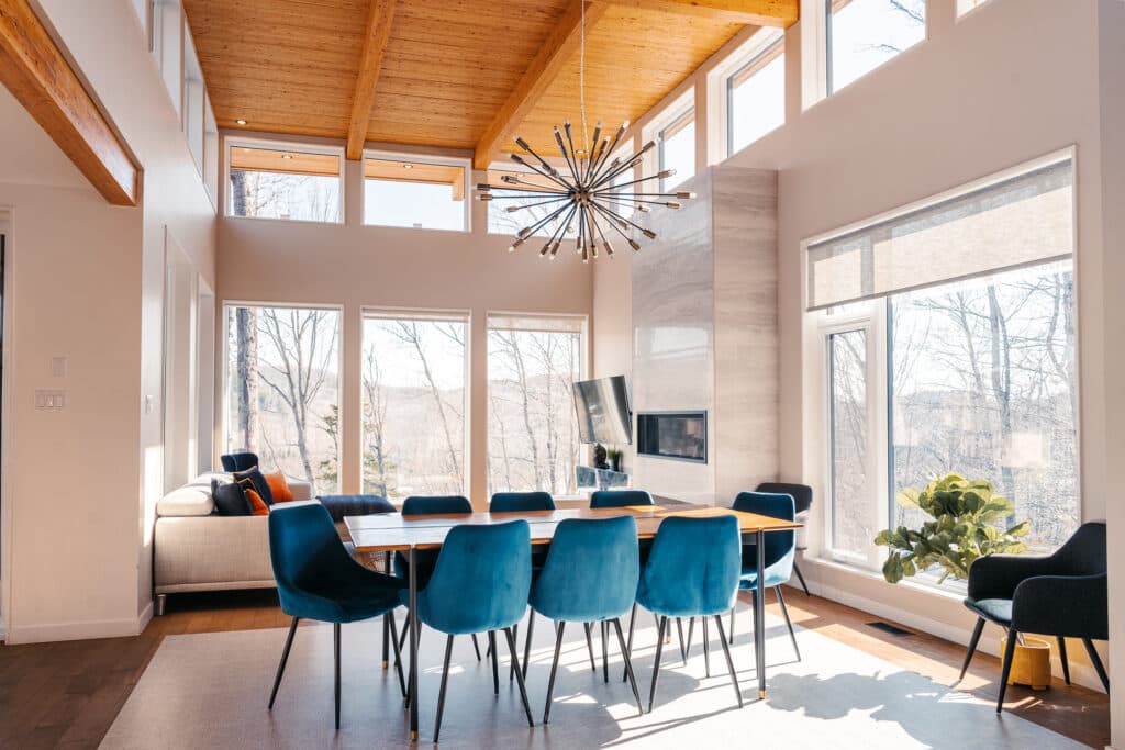 Intérieur de chalet de gestion Reserver.ca