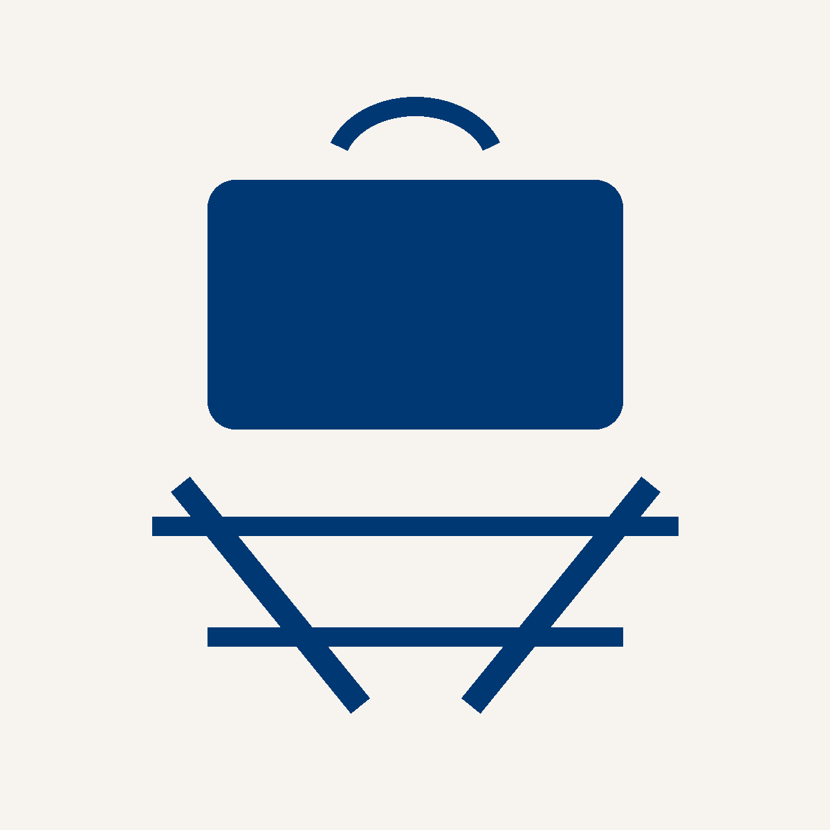 Illustration d’un porte-bagages avec une valise