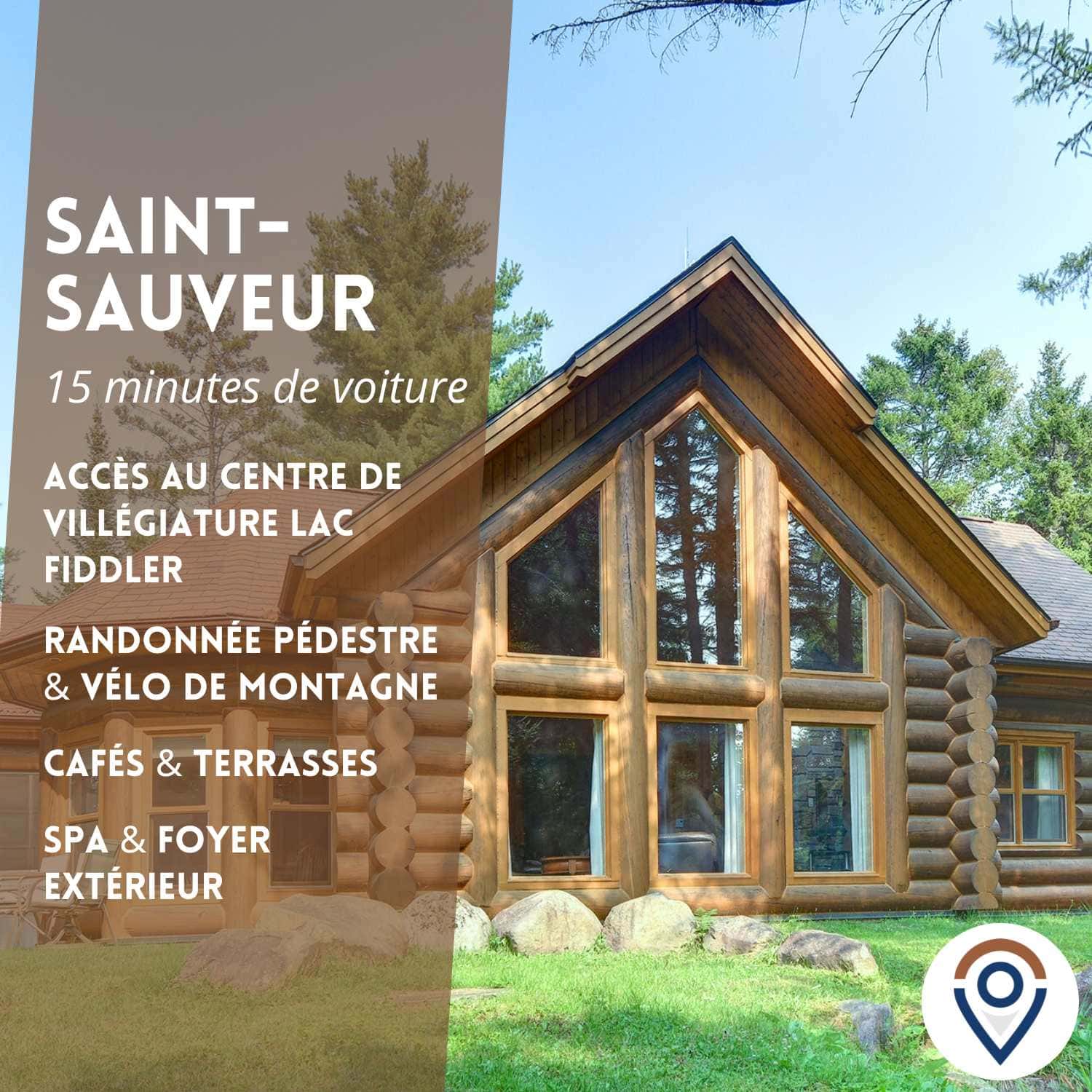 Chalet 23 - Accès villégiature avec spa privé & sauna