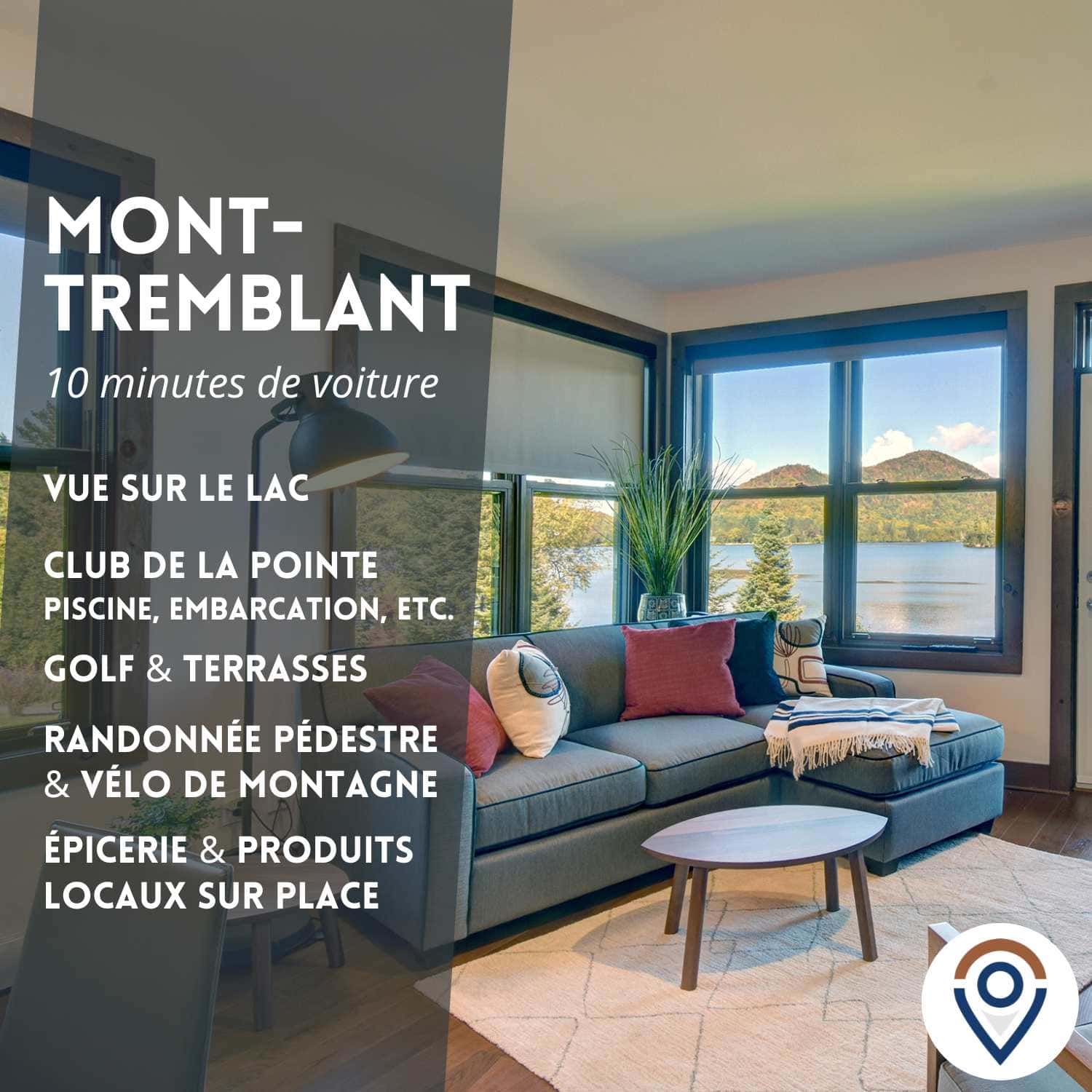 Suite vue lac - Villégiature coin