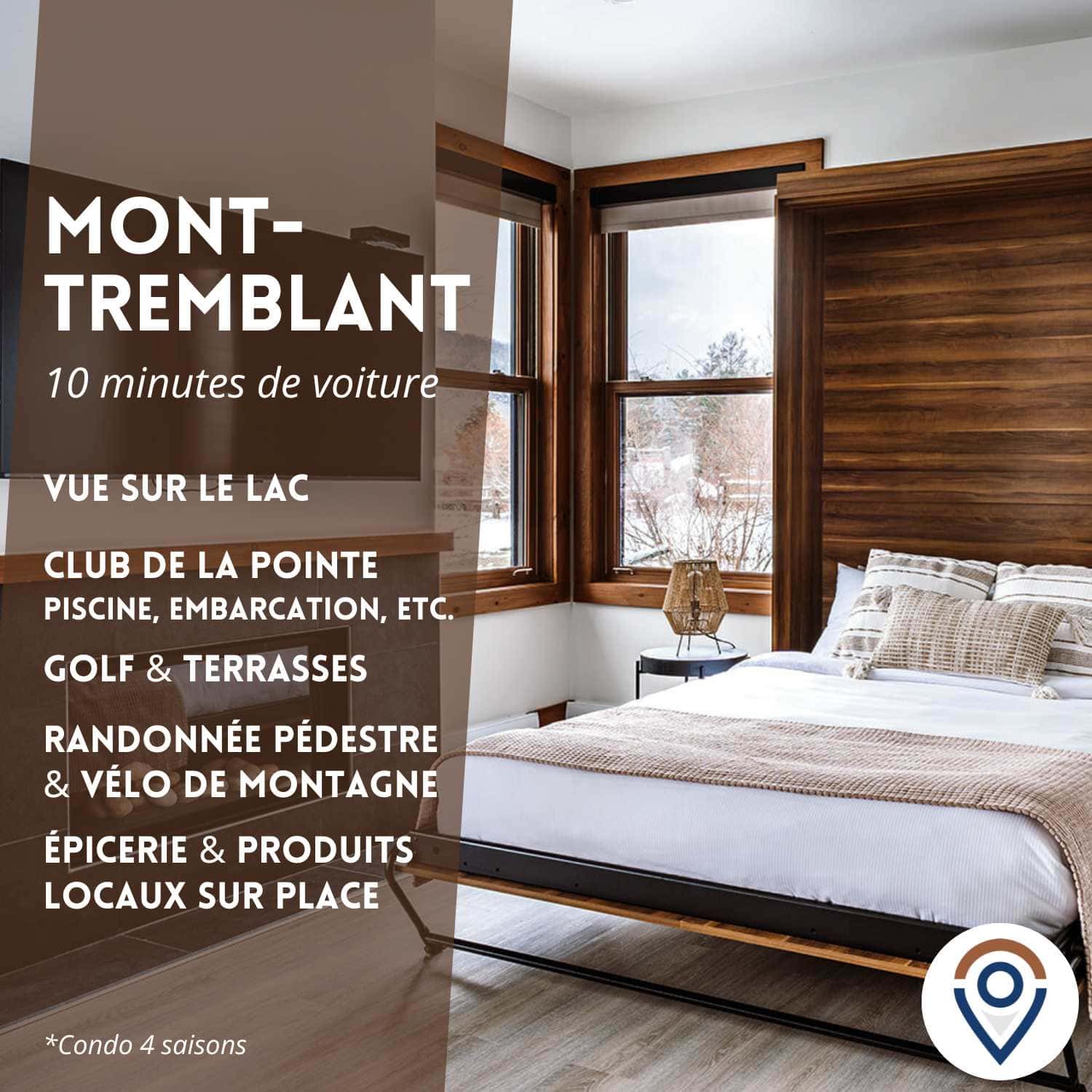 Studio bord du lac, vue montagne